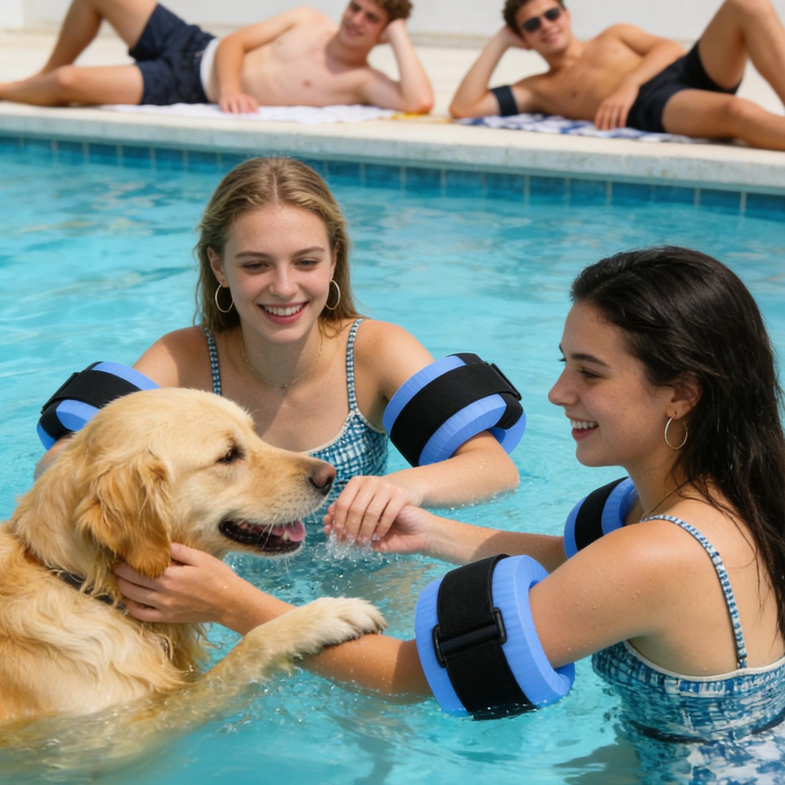 قطعتان من حلقات السباحة الإسفن - مراجعة Aquatic Water Sports وسعره